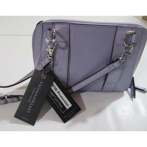 Tignanello Bella Belt Bag Crossbody Handbag Lavender w RFID NWT - Picture 4 of 7